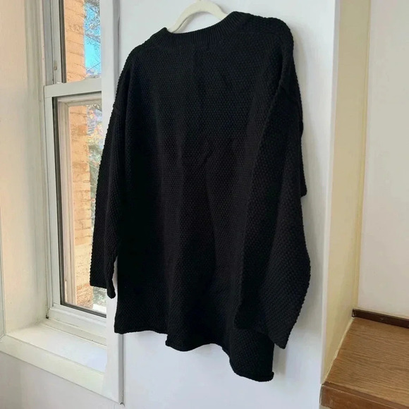 Free People Hailee Sweater Set Matching Two Piece Matching Pullover Pants Black - Picture 11 of 16